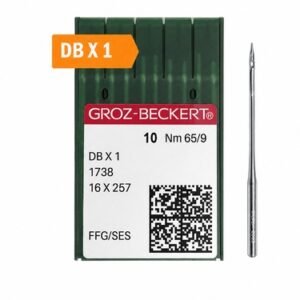DBX1 / 1738 / 16X257 Groz Beckert Needle Máquina de coser de puntada con cerradura de aguja única
