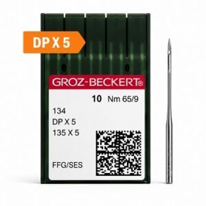DPX5 / 135X5 / 134 Máquina de coser con orificio para botones de aguja Groz Beckert