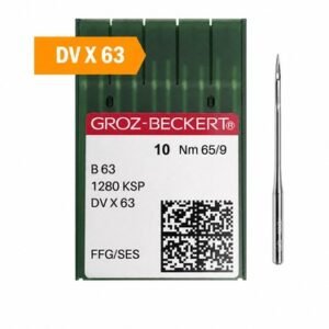 DVX63 / 1280 KSP / B63 Máquina de coser Groz Beckert Needle Bartack
